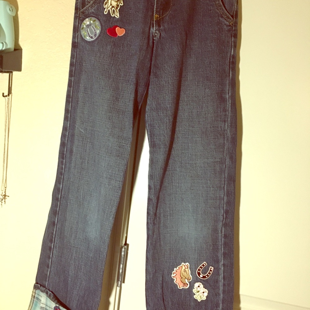 Gymboree horse detail jeans